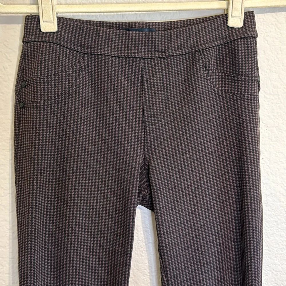 Sanctuary Anthropologie Houndstooth Brown/Black Pointe Leggings Pull On - XS - Picture 2 of 15